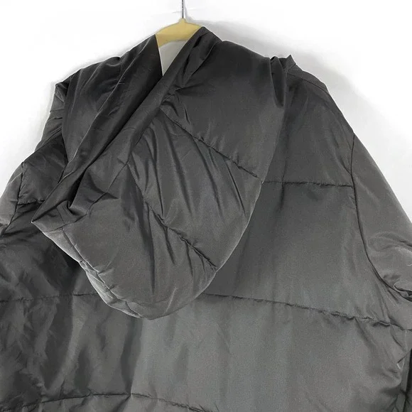 SOLD-NEW Universal Standard Kanda Black Puffer Coat Cocoon, Side Tie Plus - Picture 9 of 10